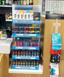 E-Cigarette Shelf LED Custom Indoor Decorate